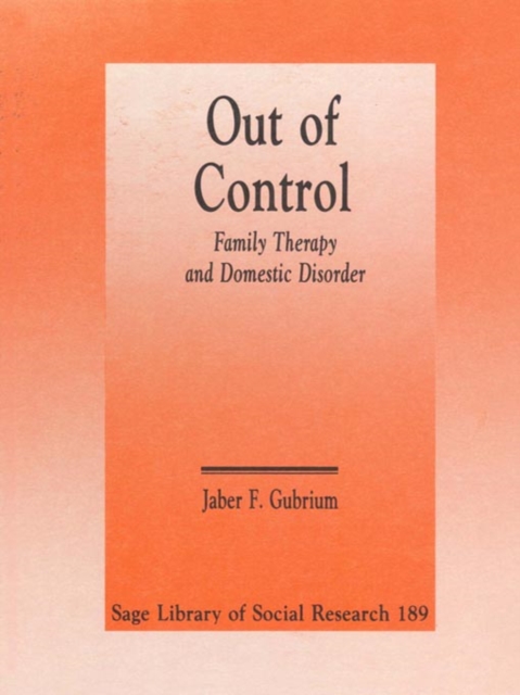 Book Cover for Out of Control by Jaber F. Gubrium