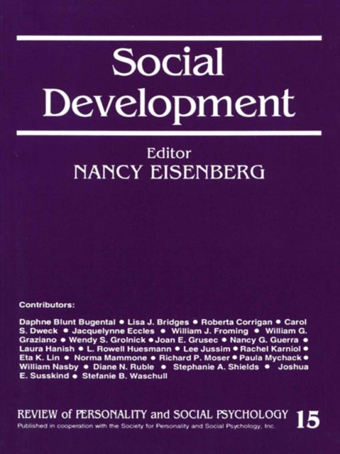 Book Cover for Social Development by Nancy Eisenberg