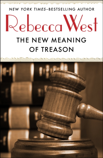 Book Cover for New Meaning of Treason by Rebecca West