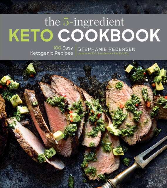 Book Cover for 5-Ingredient Keto Cookbook by Stephanie Pedersen