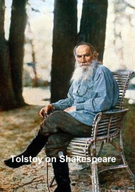 Book Cover for Tolstoy on Shakespeare by Leo Tolstoy