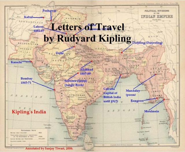 Book Cover for Letters of Travel by Rudyard Kipling