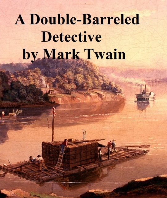 Book Cover for Double Barrelled Detective by Mark Twain