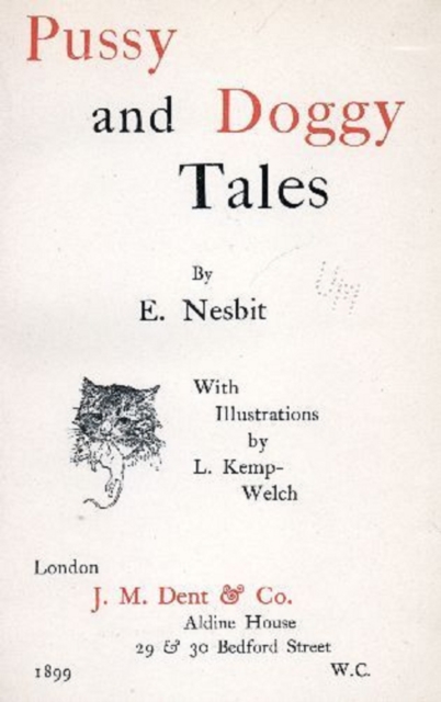 Book Cover for Pussy and Doggy Tales by Edith Nesbit