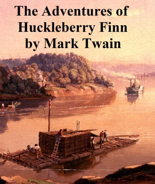 Book Cover for Adventures of Huckleberry Finn by Mark Twain