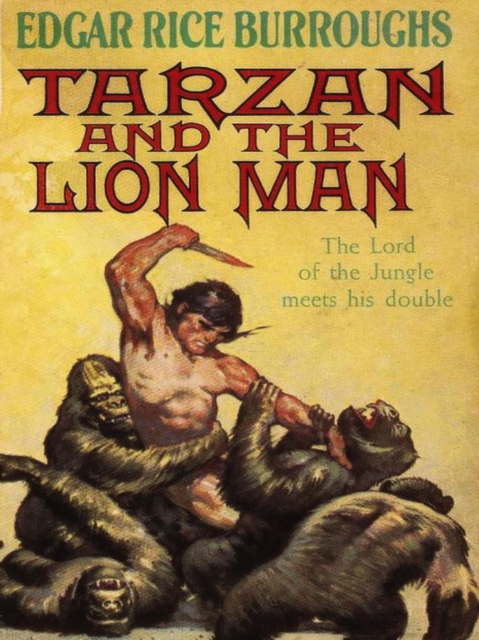 Book Cover for Tarzan and the Lion Man by Edgar Rice Burroughs