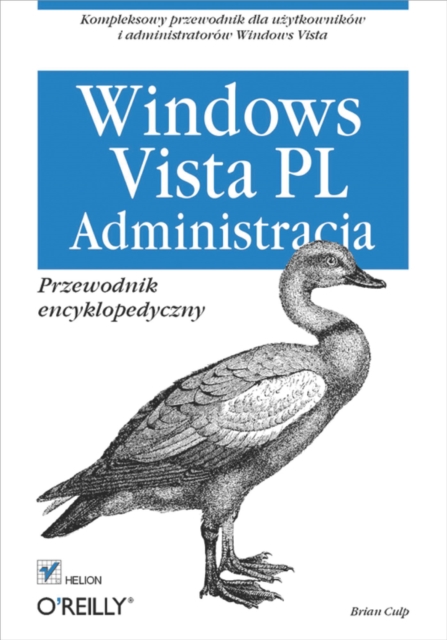 Book Cover for Windows Vista PL. Administracja. Przewodnik encyklopedyczny by Brian Culp