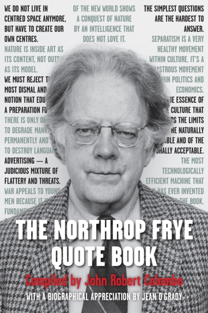 Book Cover for Northrop Frye Quote Book by O'Grady, Jean
