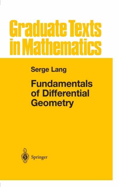 Book Cover for Fundamentals of Differential Geometry by Serge Lang