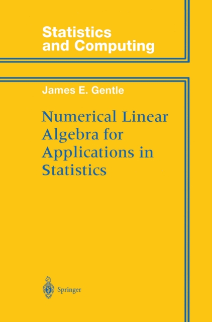 Book Cover for Numerical Linear Algebra for Applications in Statistics by James E. Gentle