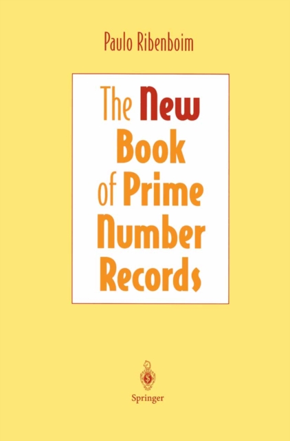 Book Cover for New Book of Prime Number Records by Ribenboim, Paulo