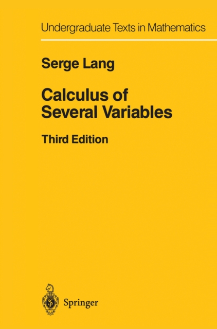 Book Cover for Calculus of Several Variables by Serge Lang