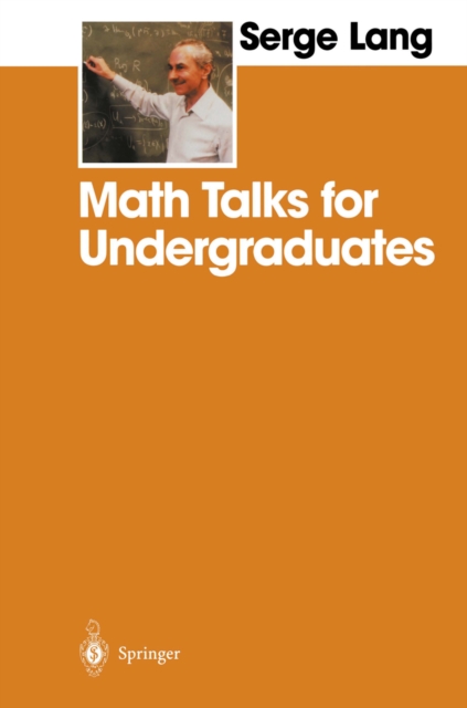 Book Cover for Math Talks for Undergraduates by Serge Lang