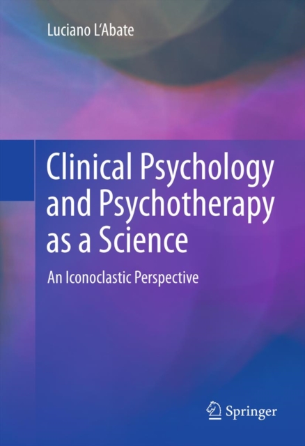 Book Cover for Clinical Psychology and Psychotherapy as a Science by Luciano L'Abate