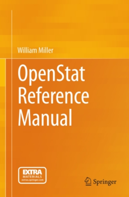 Book Cover for OpenStat Reference Manual by William Miller