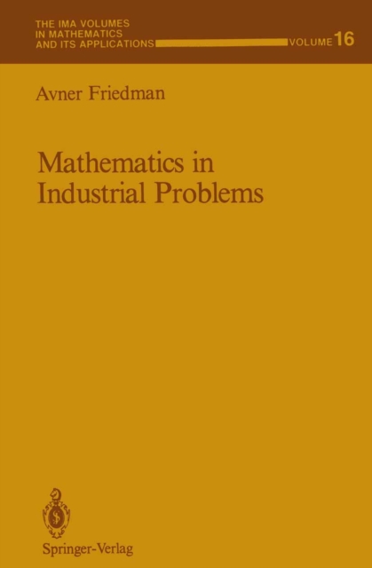 Book Cover for Mathematics in Industrial Problems by Avner Friedman