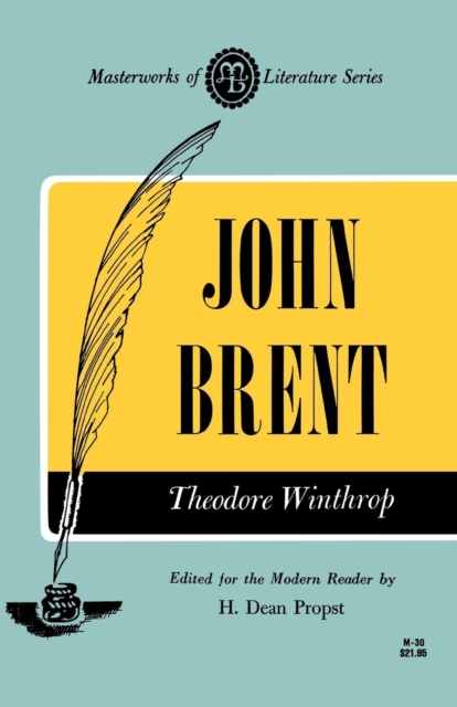 Book Cover for John Brent by Theodore Winthrop