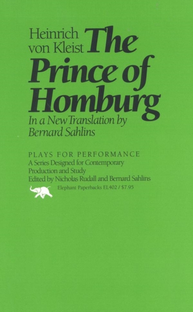 Book Cover for Prince of Homburg by Heinrich von Kleist