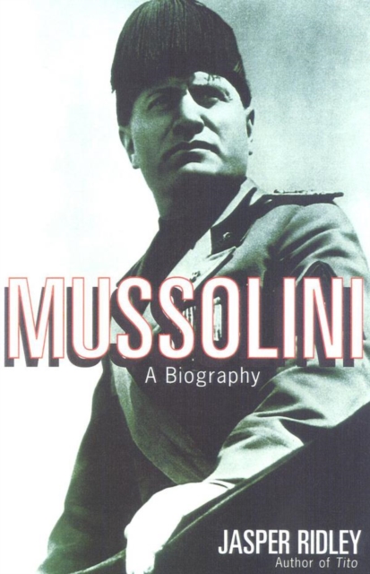 Book Cover for Mussolini by Jasper Ridley