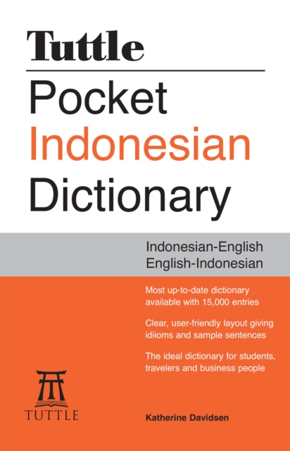 Book Cover for Tuttle Pocket Indonesian Dictionary by Katherine Davidsen