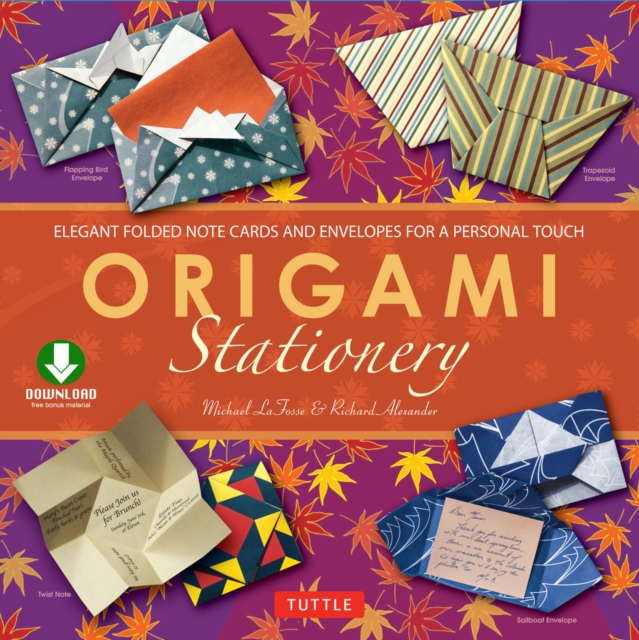 Book Cover for Origami Stationery by Michael G. Lafosse, Richard L. Alexander