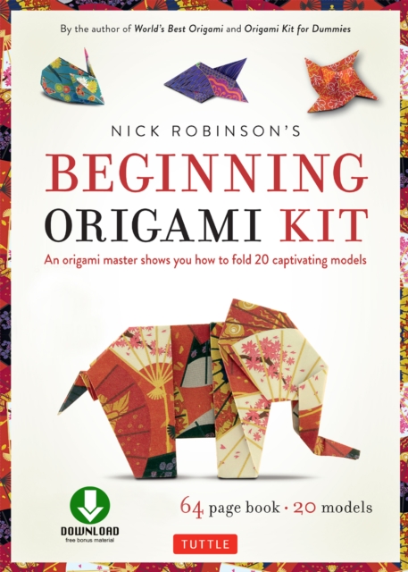 Book Cover for Nick Robinson's Beginning Origami Kit Ebook by Nick Robinson