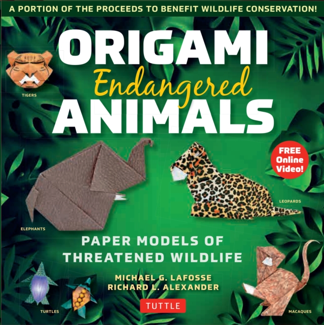 Book Cover for Origami Endangered Animals Ebook by Michael G. LaFosse, Richard L. Alexander