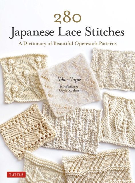 Book Cover for 280 Japanese Lace Stitches by Nihon Vogue