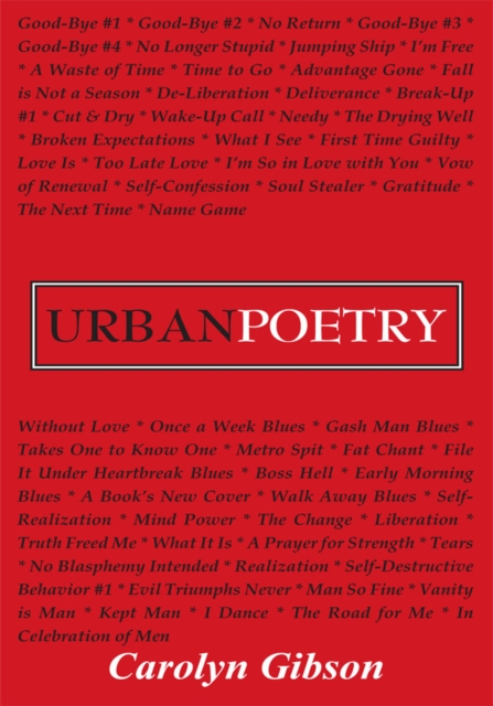 Book Cover for Urban Poetry by Carolyn Gibson