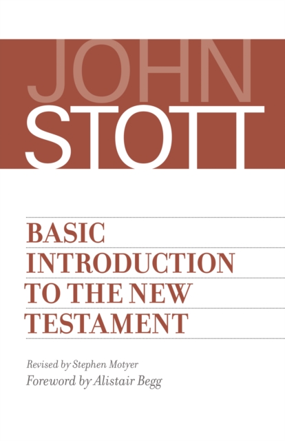 Book Cover for Basic Introduction to the New Testament by John Stott