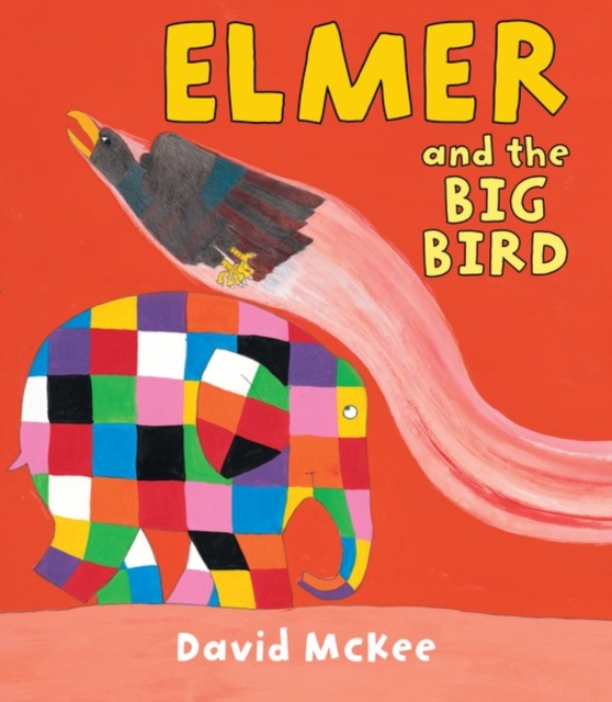 Book Cover for Elmer and the Big Bird by David McKee