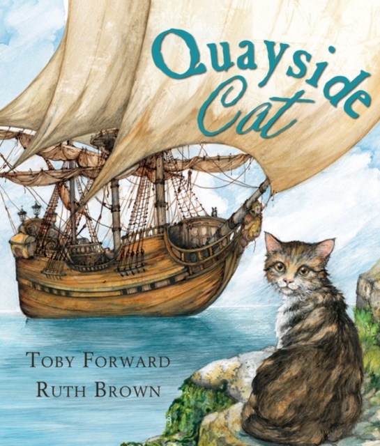 Book Cover for The Quayside Cat by Toby Forward