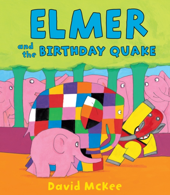 Book Cover for Elmer and the Birthday Quake by McKee, David