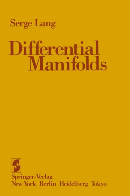 Book Cover for Differential Manifolds by Serge Lang