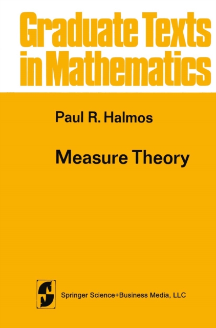 Book Cover for Measure Theory by Paul R. Halmos