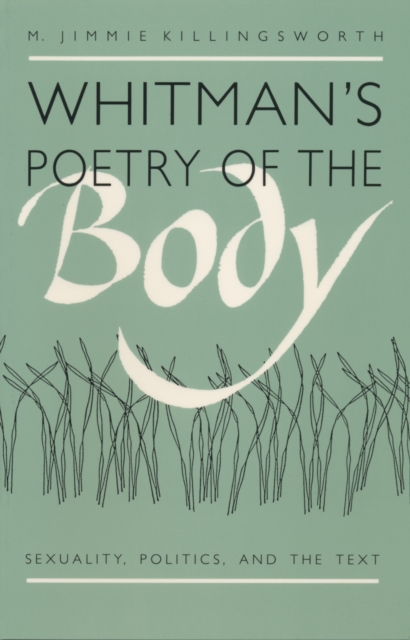 Book Cover for Whitman's Poetry of the Body by M. Jimmie Killingsworth