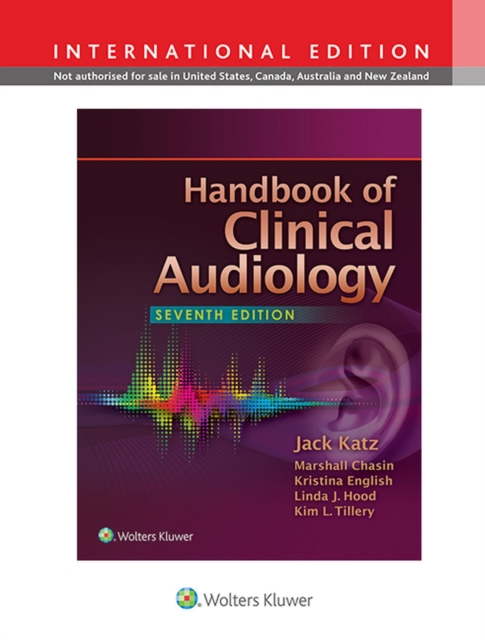 Book Cover for Handbook of Clinical Audiology by Jack Katz