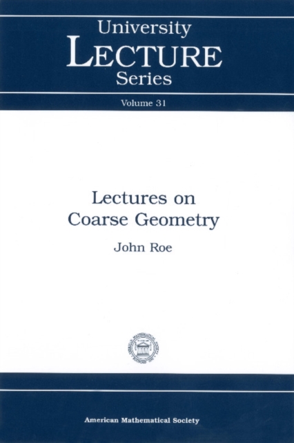 Book Cover for Lectures on Coarse Geometry by John Roe