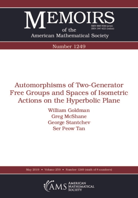 Book Cover for Automorphisms of Two-Generator Free Groups and Spaces of Isometric Actions on the Hyperbolic Plane by William Goldman