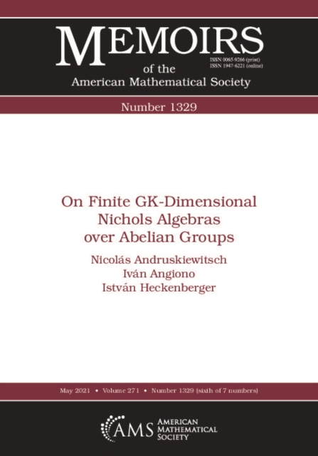 Book Cover for On Finite GK-Dimensional Nichols Algebras over Abelian Groups by Nicolas Andruskiewitsch