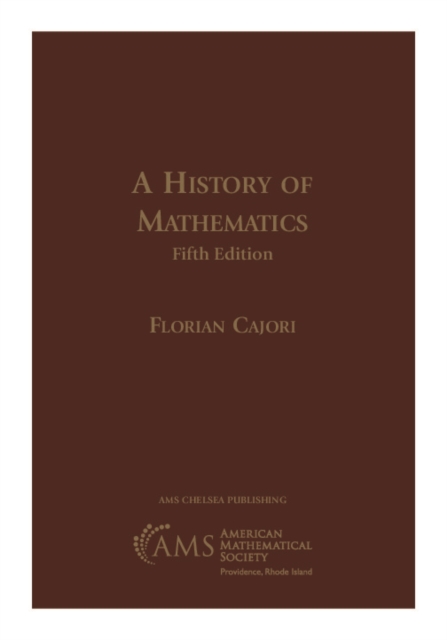 Book Cover for History of Mathematics by Florian Cajori