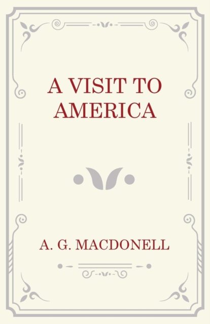 Book Cover for Visit to America by A. G. Macdonell