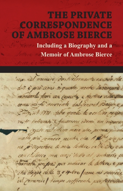 Book Cover for Private Correspondence of Ambrose Bierce by Ambrose Bierce