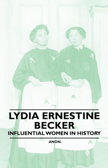 Book Cover for Lydia Ernestine Becker - Influential Women in History by Anon