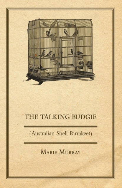 Book Cover for Talking Budgie (Australian Shell Parrakeet) by Marie Murray