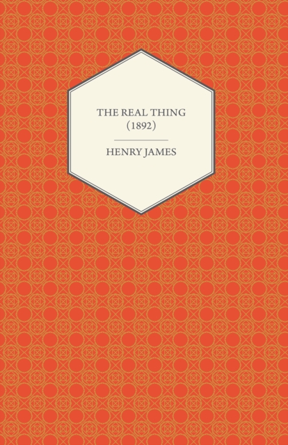 Book Cover for Real Thing (1892) by Henry James