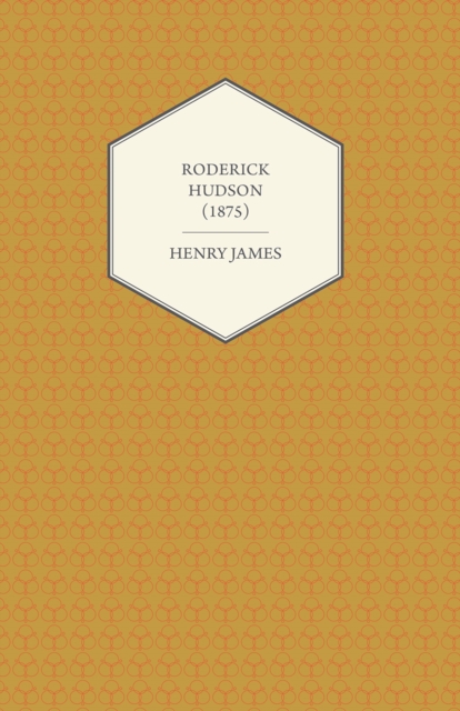 Book Cover for Roderick Hudson (1875) by Henry James