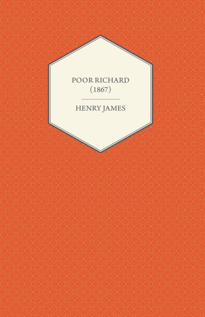 Book Cover for Poor Richard (1867) by Henry James