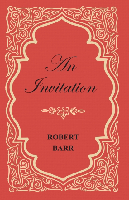 Book Cover for Invitation by Robert Barr