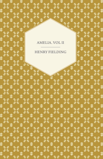 Book Cover for Amelia. Vol II by Henry Fielding